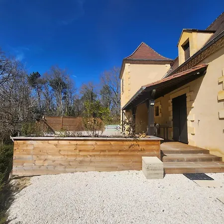L'ecrin De - Piscine Ferienhaus Domme